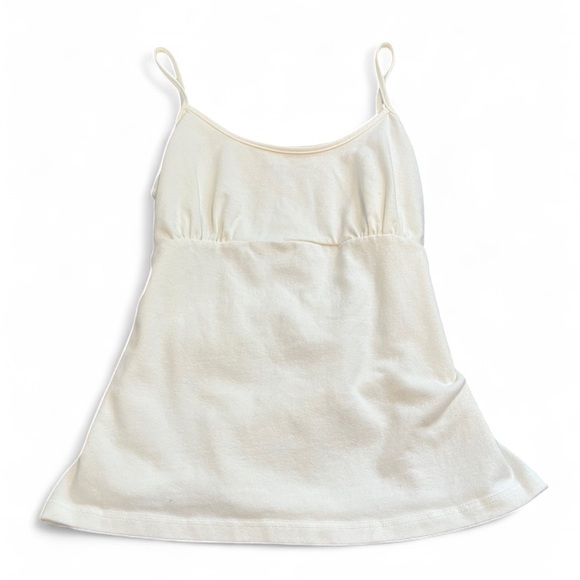 Brandy Melville white tank top with tie back detail one size small XS - Picture 6 of 9